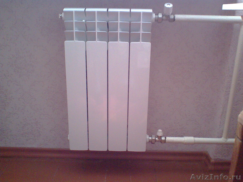 подключение радиаторов отопления 
