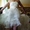свадебное платье короткое со шлейфом #688644