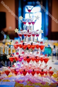 Горка шампанского, пирамида из бокалов от компании "Шоу Тайм" - Изображение #6, Объявление #728285