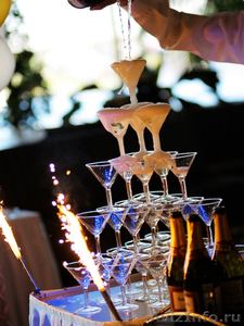 Горка шампанского, пирамида из бокалов от компании "Шоу Тайм" - Изображение #3, Объявление #728285
