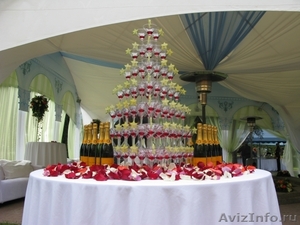 Горка шампанского, пирамида из бокалов от компании "Шоу Тайм" - Изображение #7, Объявление #728285