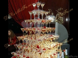 Горка шампанского, пирамида из бокалов от компании "Шоу Тайм" - Изображение #8, Объявление #728285